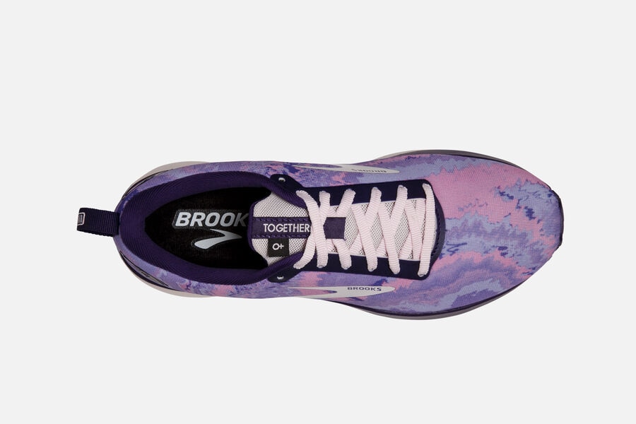 Brooks Revel 4 Road Löparskor Dam - Lila/Silver/Rosa - 5612-CBJPH